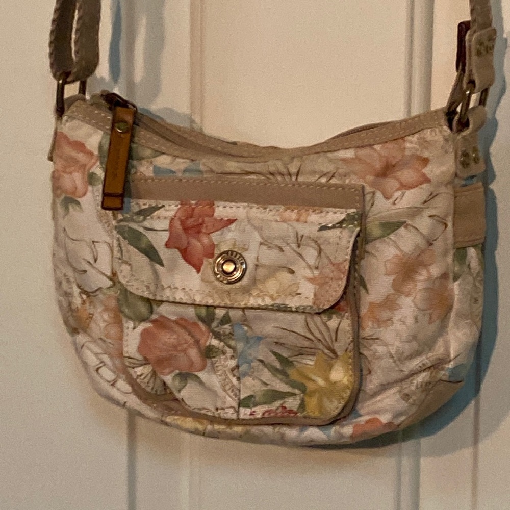 Fossil canvas crossbody bag